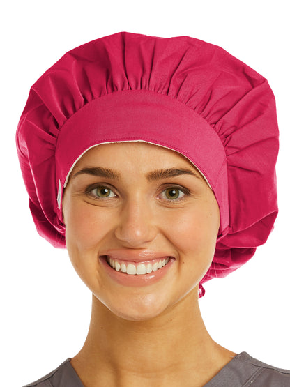 Women's Cool Feeling Scrub Cap - NC020 - Rose Pink