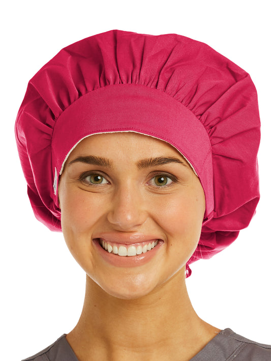 Women's Cool Feeling Scrub Cap - NC020 - Rose Pink PrimaFlex