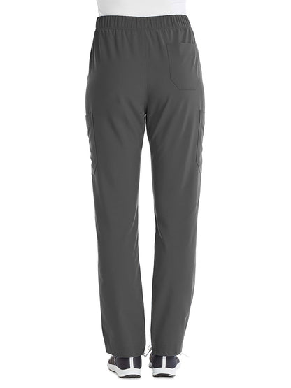 Unisex Five-Pocket Straight Leg Scrub Pant - SJ601 - Pewter