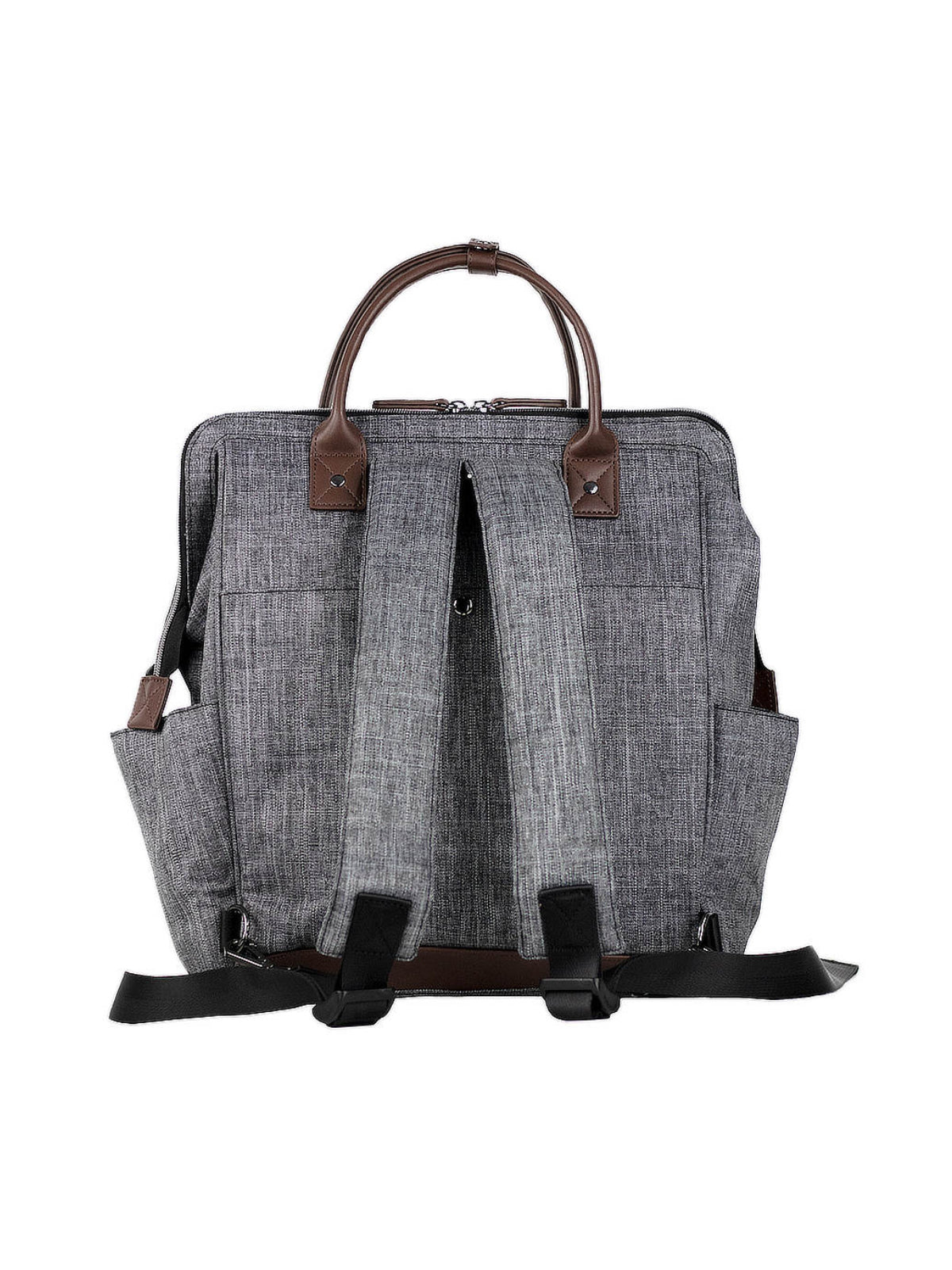 Lightweight Water-Resistant Backpack - SJB1 - Heather Grey