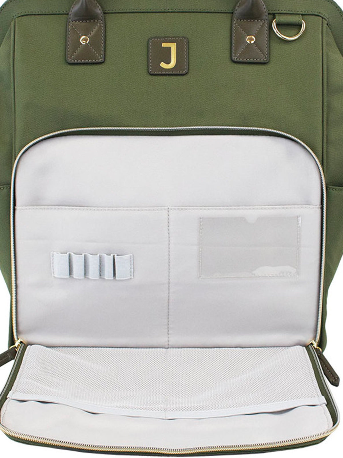 Lightweight Water-Resistant Backpack - SJB1 - Olive