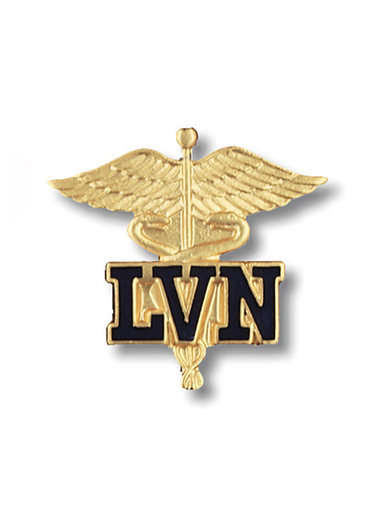 Licensed Vocational Nurse Cloisonne Pin (CA & TX Only) - 1022 - Standard