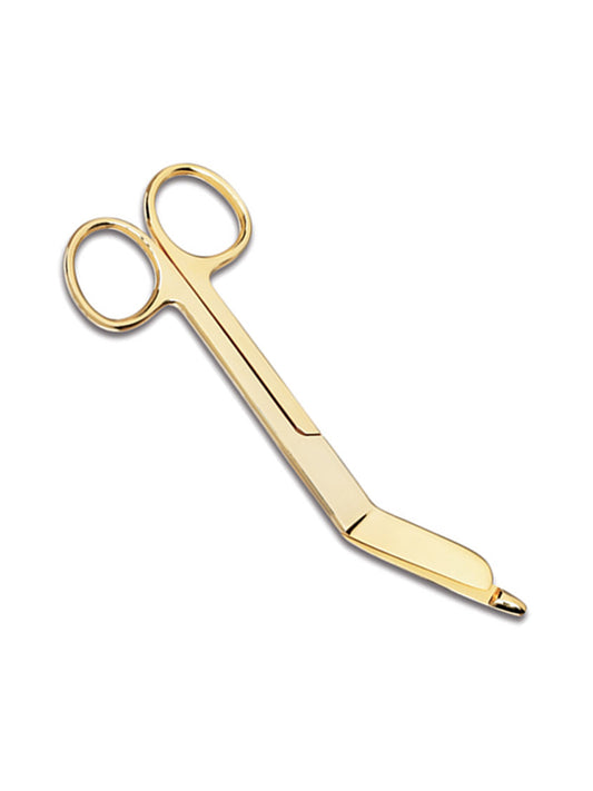 5.5" Gold Plated Bandage Scissors - 152 - Standard