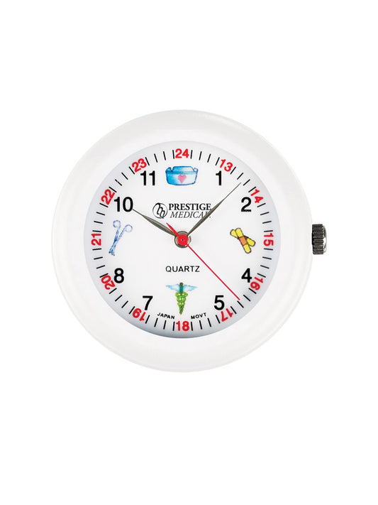 Medical Symbols Stethoscope Watch - 1689 - White