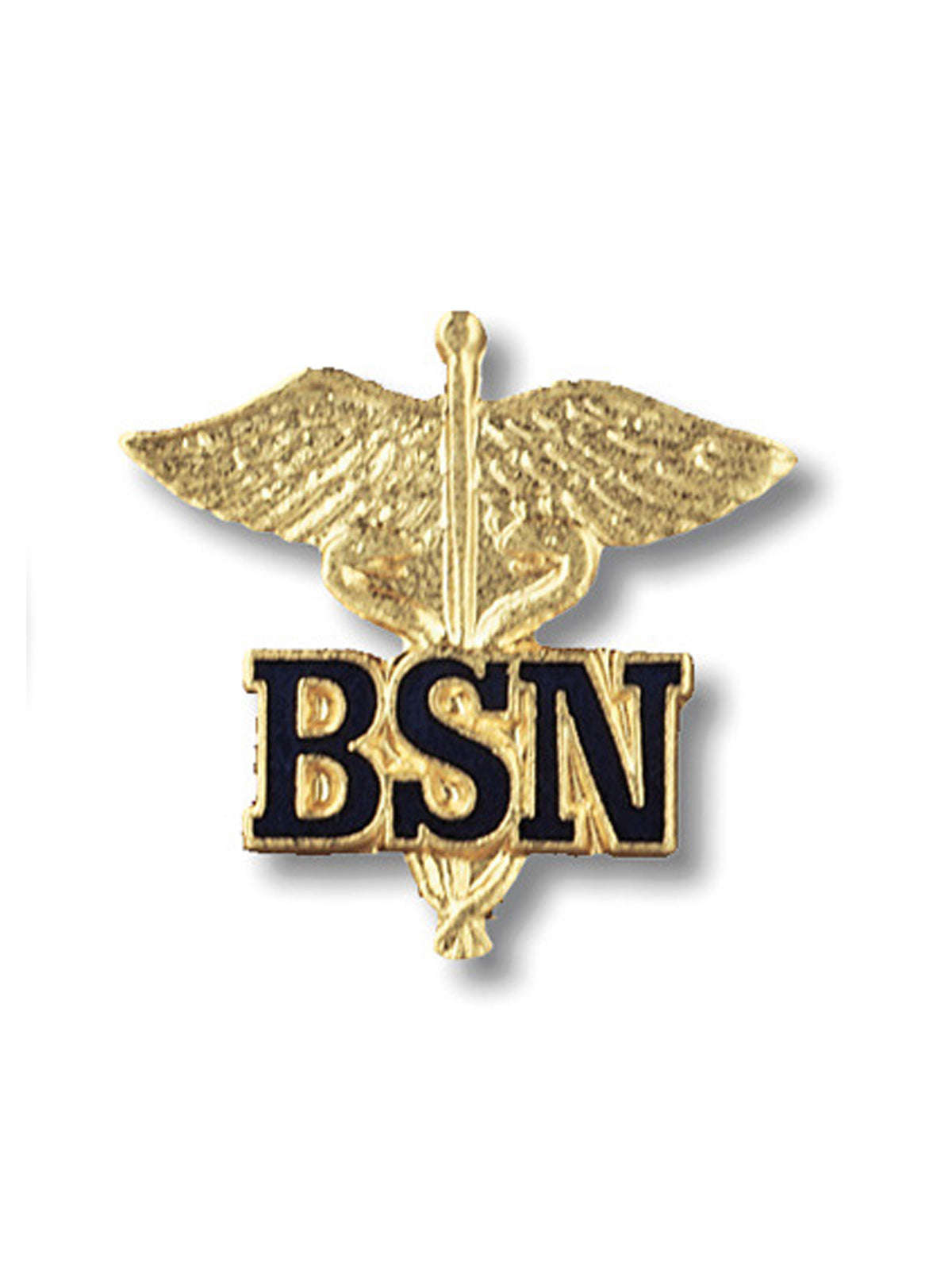 BSN (Letters on Caduceus) Cloisonne Pin - 2011 - Standard