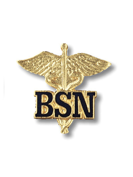 BSN (Letters on Caduceus) Cloisonne Pin - 2011 - Standard