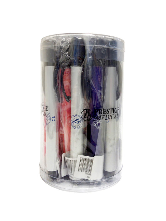 Push Button Activated Pen Light - 222 - Assorted Cylinder of 20