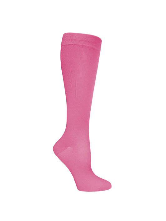 Unisex 12" Premium Knit Compression Socks - 386 - Hot Pink