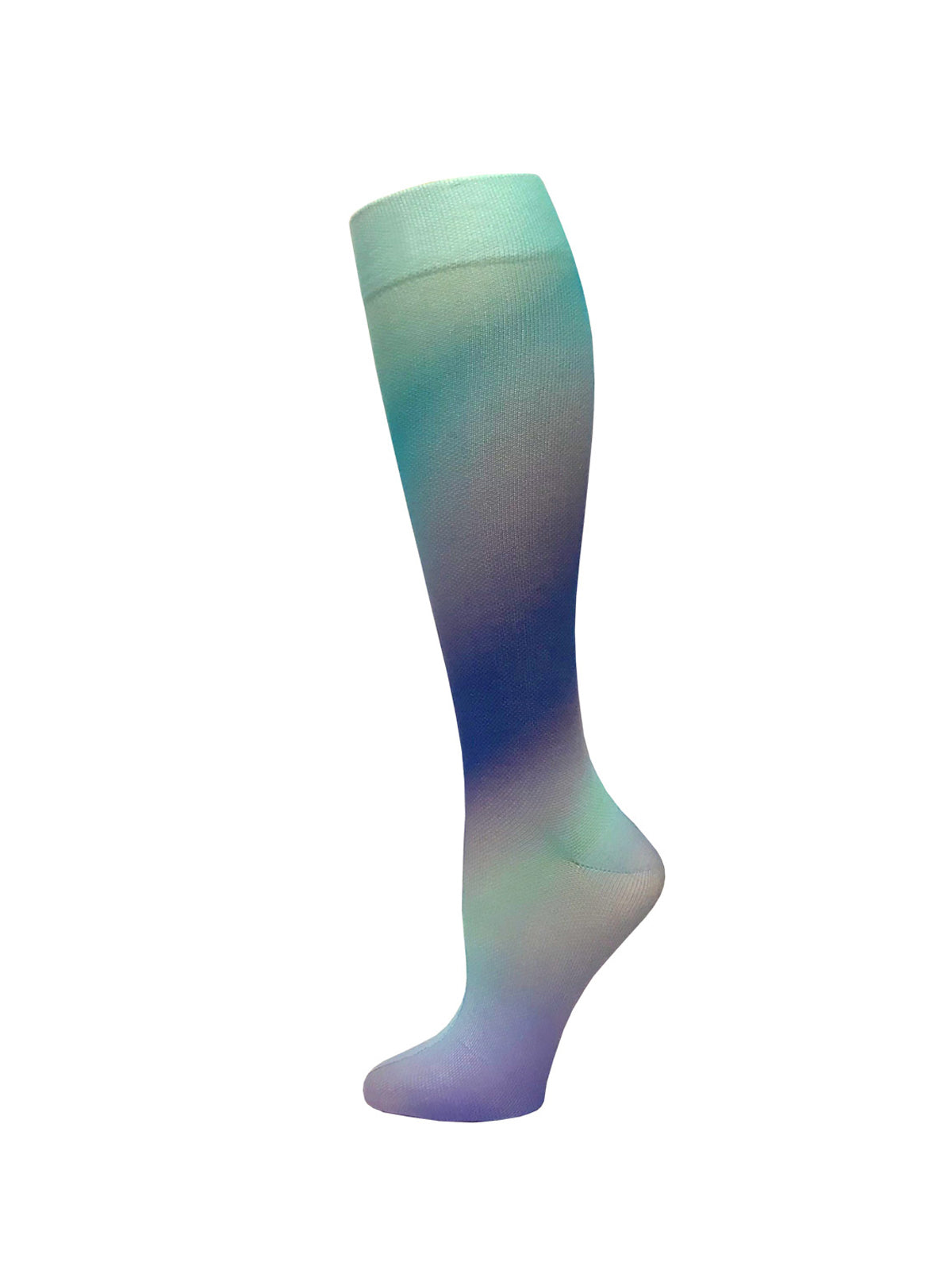 Unisex 12" Soft Comfort Compression Socks - 387 - Northern Lights