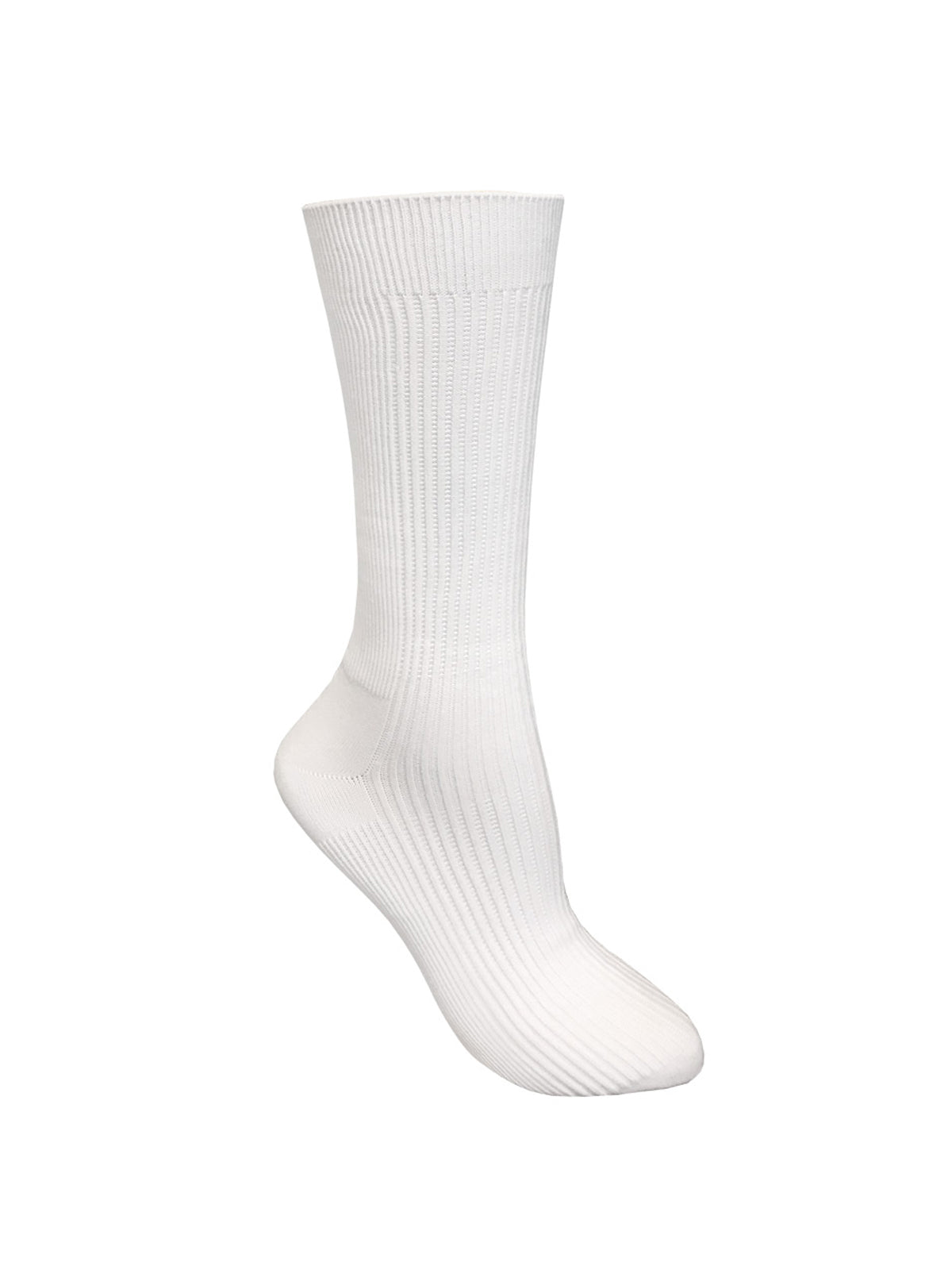 Unisex 9" Standard Compression Socks - 396 - White