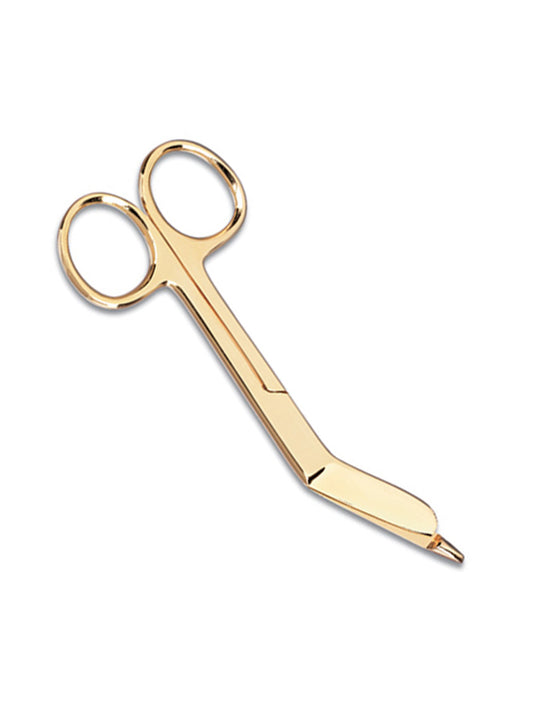 4.5" Gold Plated Bandage Scissors - 42 - Standard