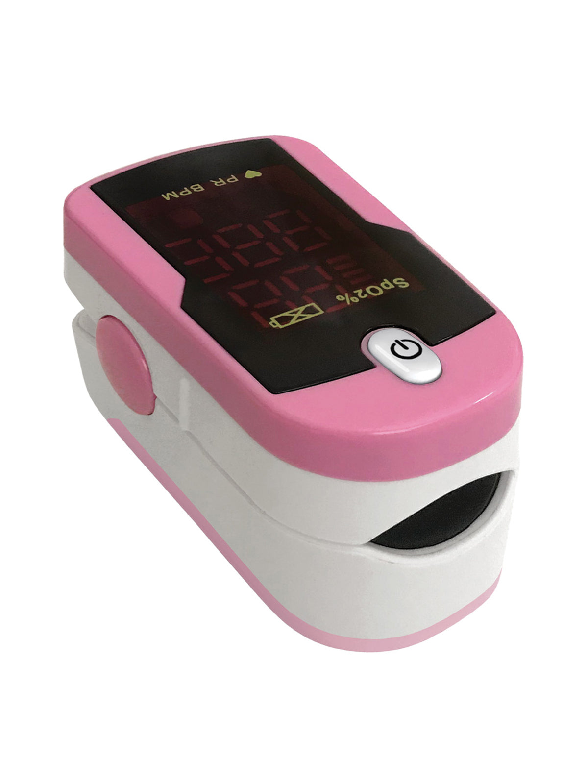 Deluxe Fingertip Pulse Oximeter - 459 - Hot Pink and White