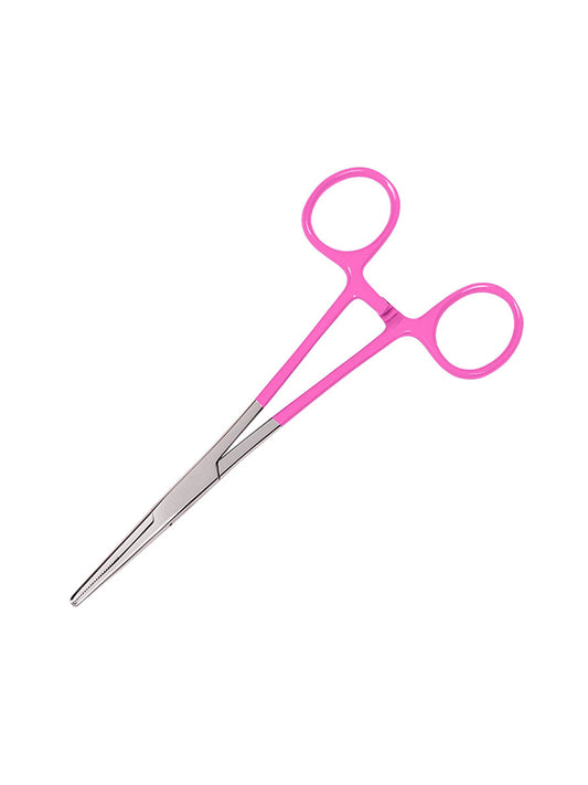 5.5" ColorMate™ Kelly Forceps - 504 - Hot Pink
