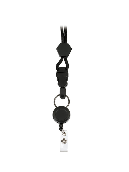 Retractable Neck Lanyard - 6053 - Black