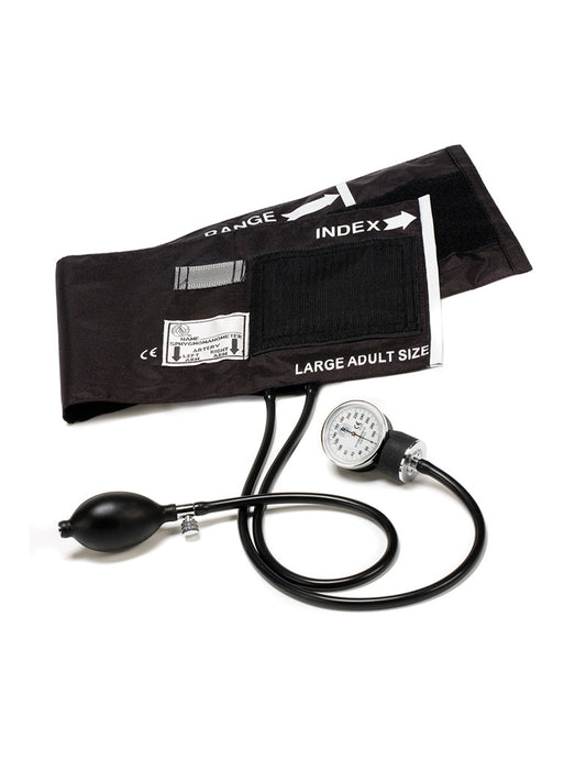 Large Adult Cotton Cuff Aneroid Sphygmomanometer - 80OB - Standard