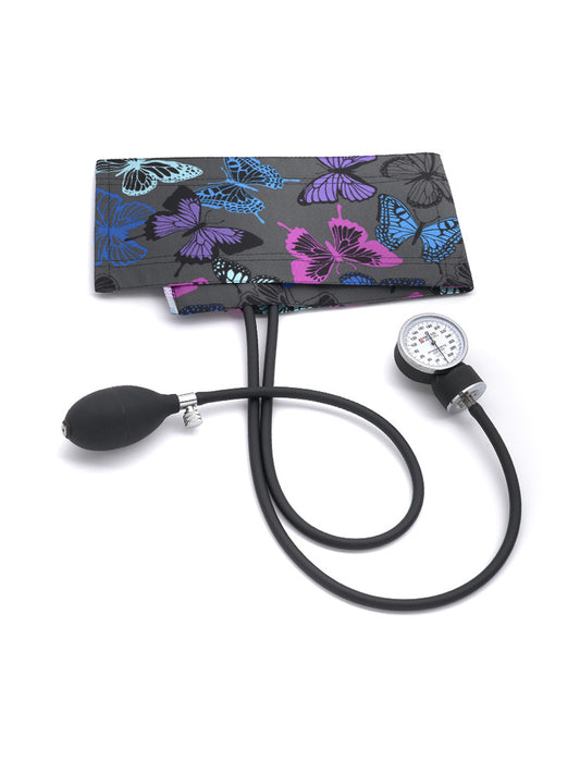 Premium Adult Aneroid Sphygmomanometer - 82 - Butterflies Grey