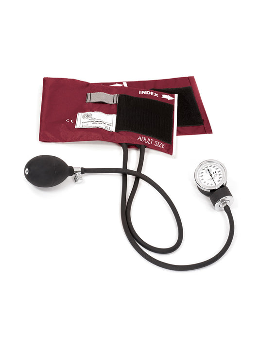 Premium Adult Aneroid Sphygmomanometer - 82 - Burgundy