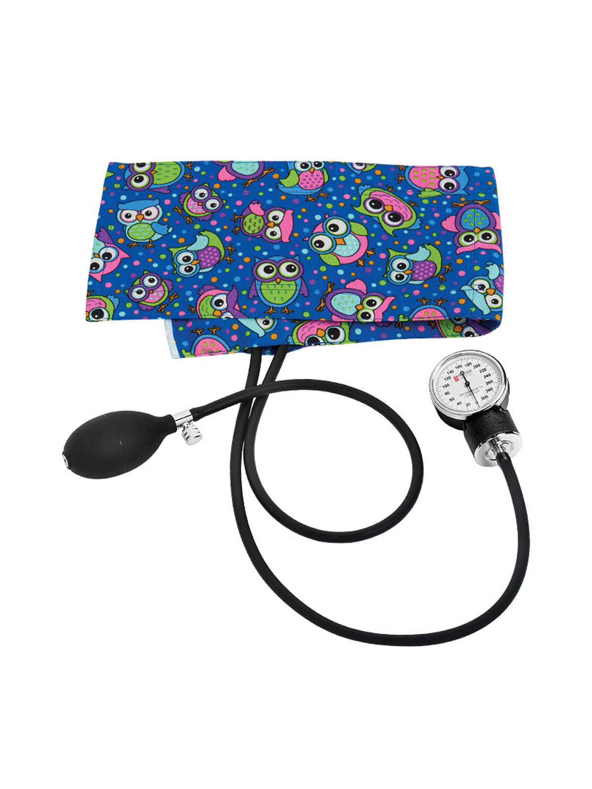 Premium Adult Aneroid Sphygmomanometer - 82 - Party Owls Royal