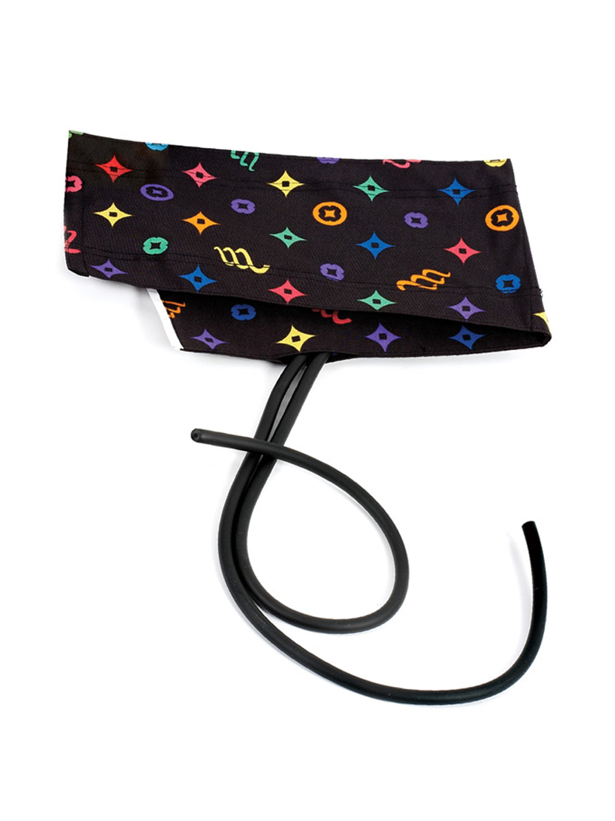 Adult Nylon Cuff and Bladder - 82CB - Designer Colored Symbols