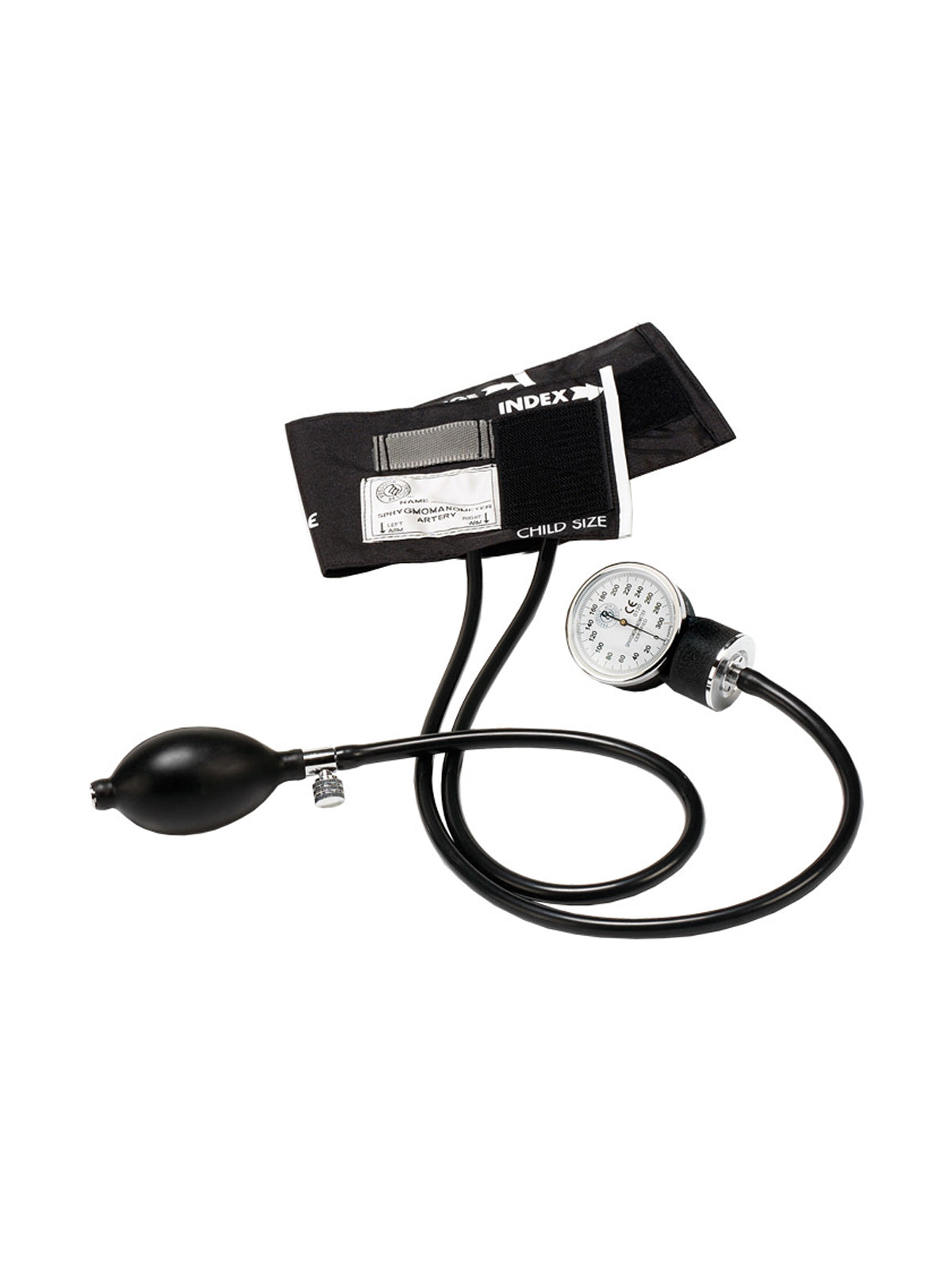 Premium Pediatric Aneroid Sphygmomanometer - 82PED - Black