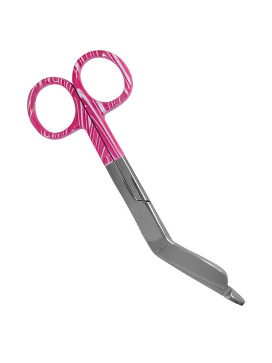 5.5" ColorMate™ Lister Bandage Scissors - 875 - Candy Swirls Pink