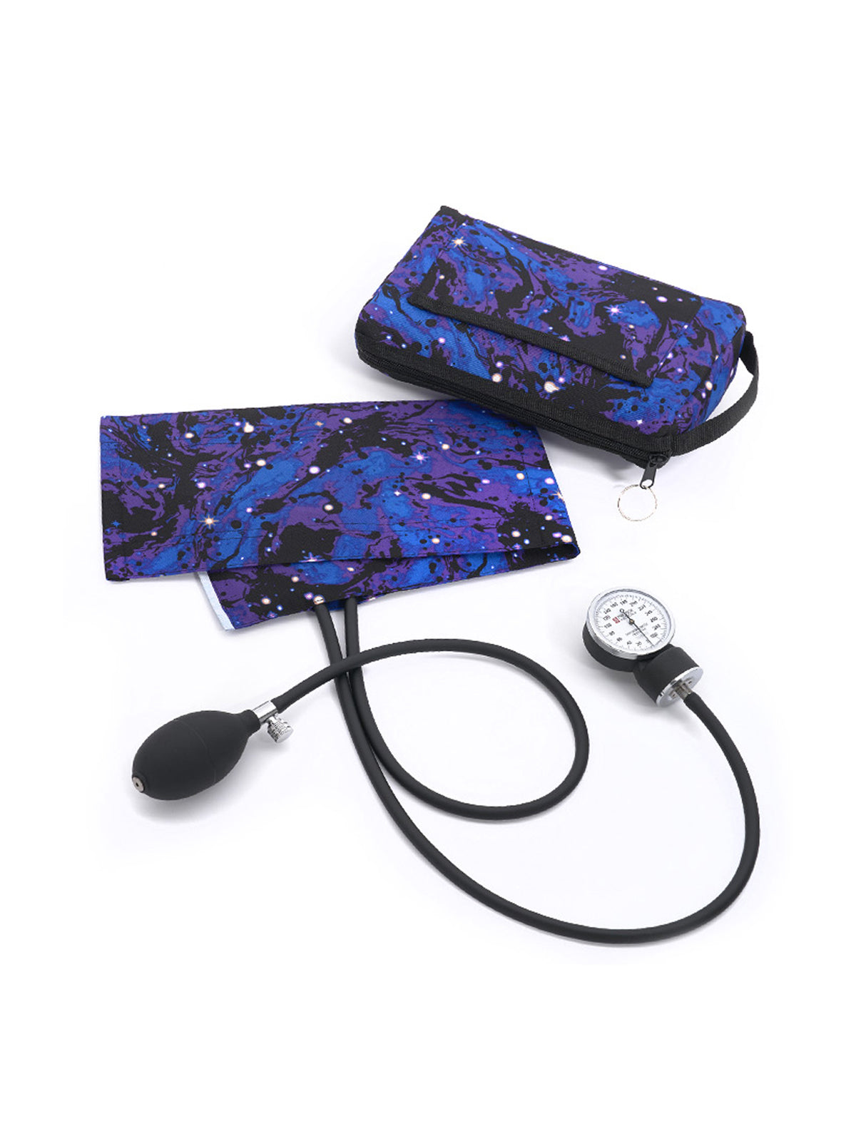 Premium Aneroid Sphygmomanometer & Carrying Case - 882 - Galaxy Blue