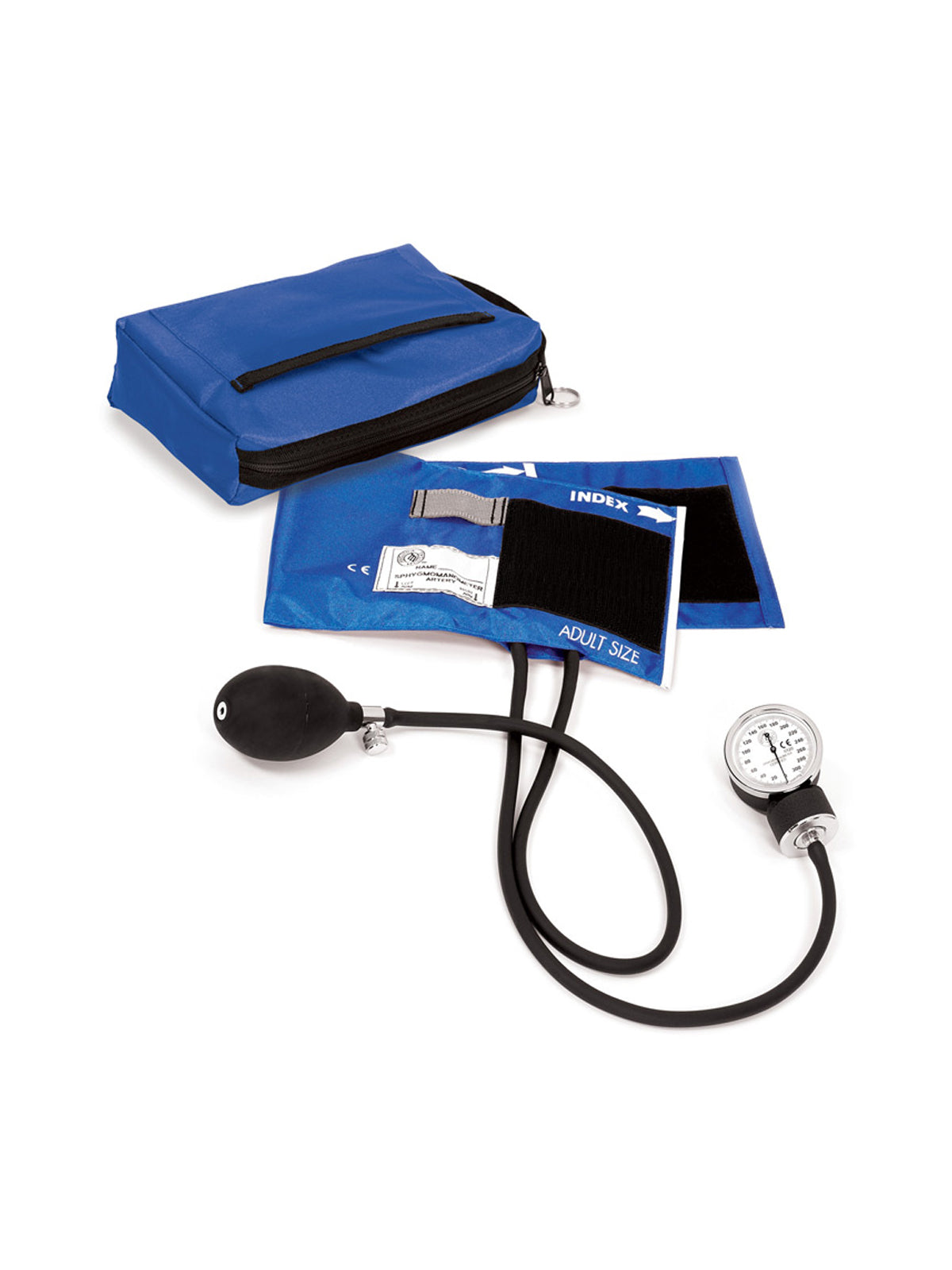 Premium Aneroid Sphygmomanometer & Carrying Case - 882 - Royal