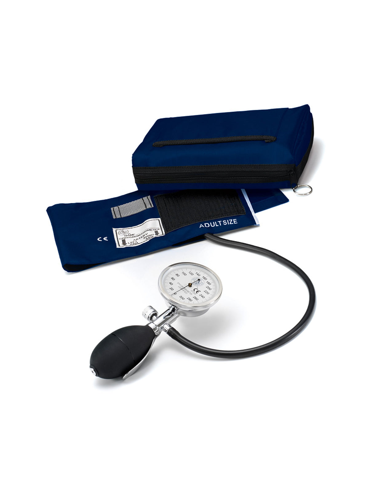 Single-Hand One Tube Aneroid Sphygmomanometer - 887 - Navy