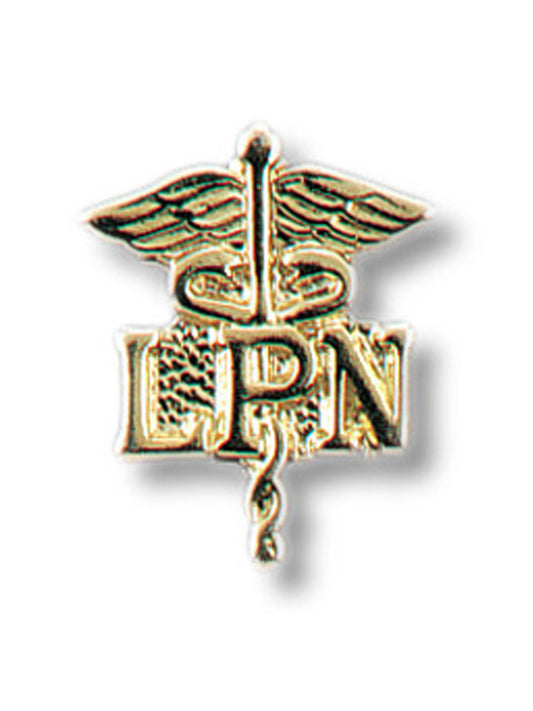 Licensed Practical Nurse Caduceus Cloisonne Insignia Tacs - 93 - Standard