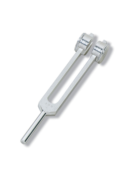 128Hz Frequency Tuning Fork with Weights - C128 - Standard