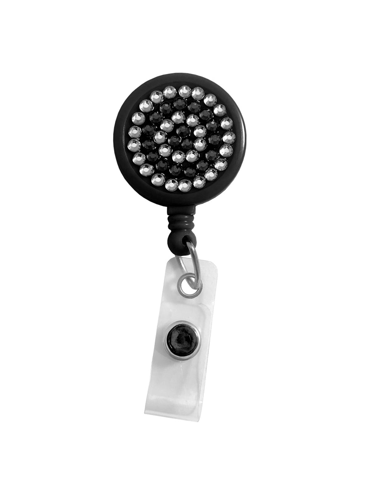 Retracteze™ ID Holder - S13 - Rhinestone Black