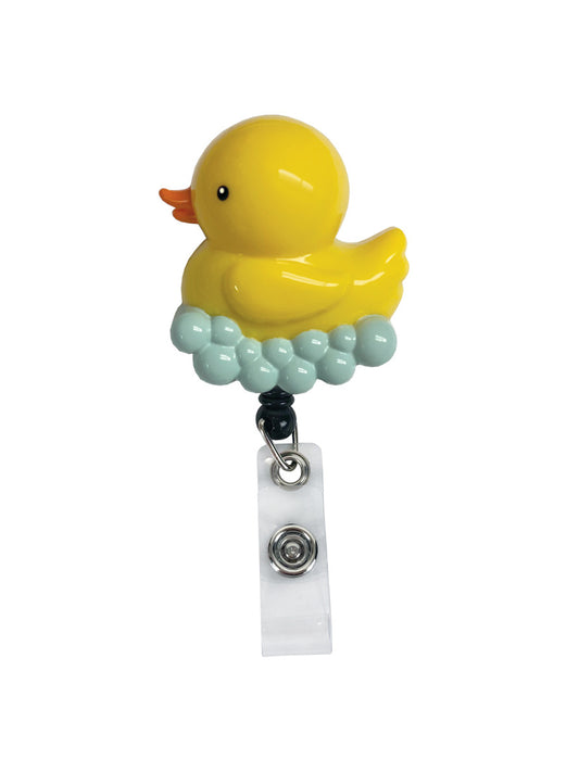 Deluxe Retracteze ID Holder - S14 - Yellow Duck