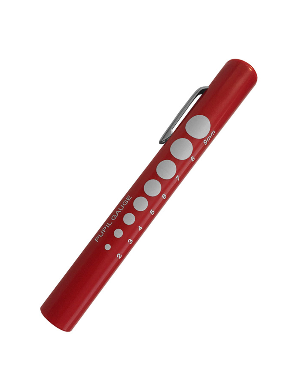 Pupil Gauge Disposable Penlight - S210 - Red