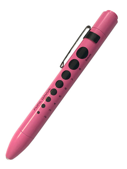 Soft LED Pupil Gauge Penlight - S214 - Hot Pink