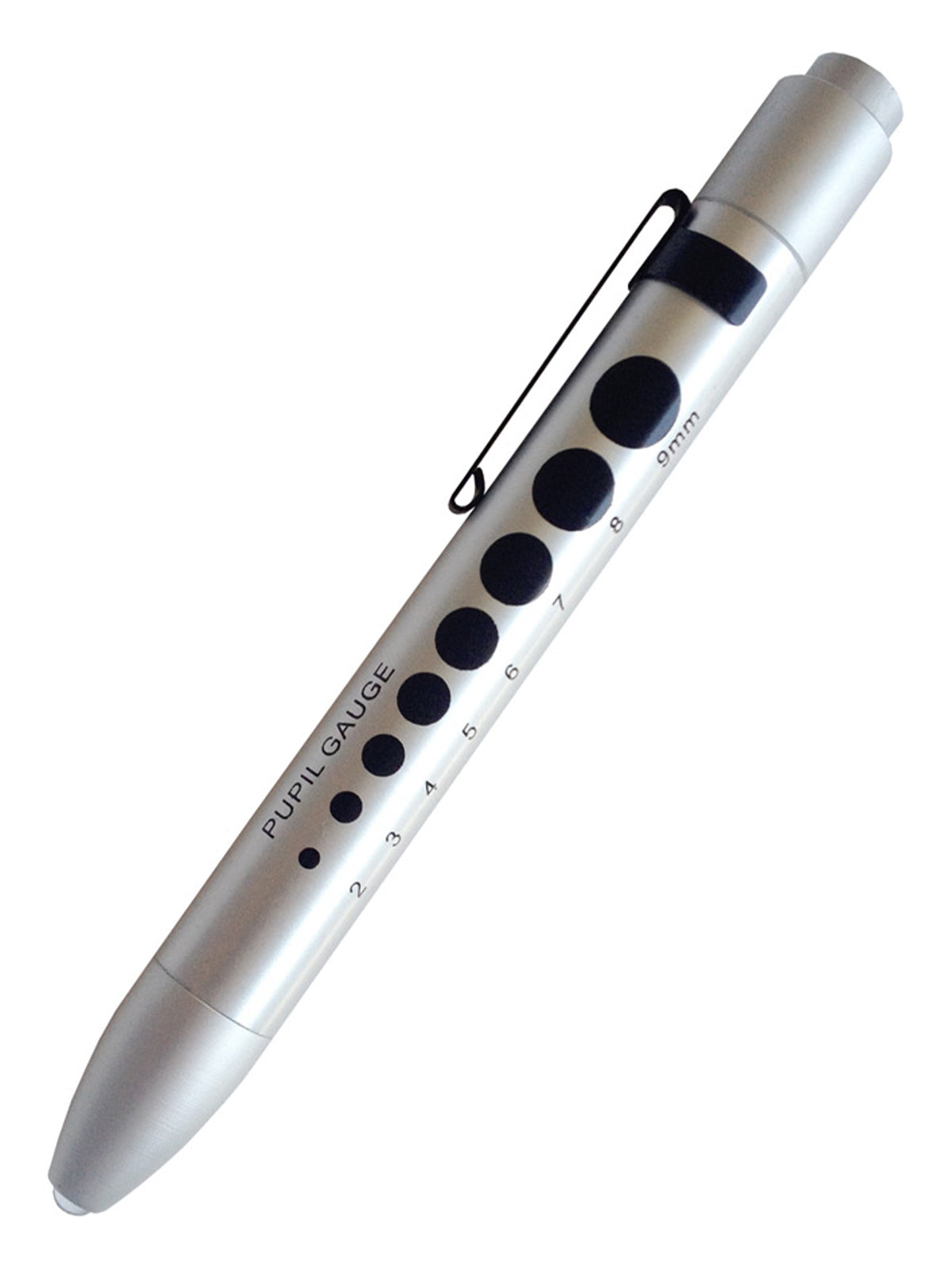 Soft LED Pupil Gauge Penlight - S214 - Silver