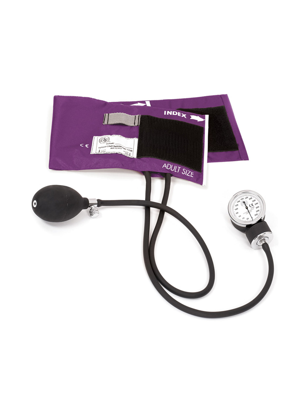 Standard Adult Aneroid Sphygmomanometer (Clamshell) - S79 - Purple