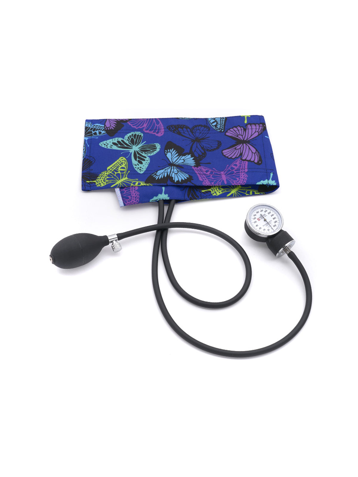 Premium Aneroid Sphygmomanometer (Supernova) - S82 - Butterflies Navy