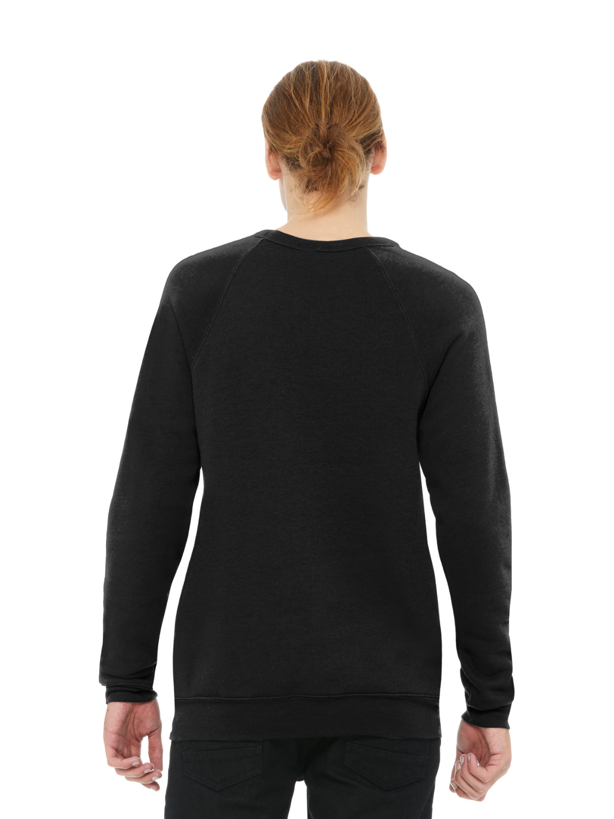 Unisex Raglan Sweatshirt - BC3901 - Black