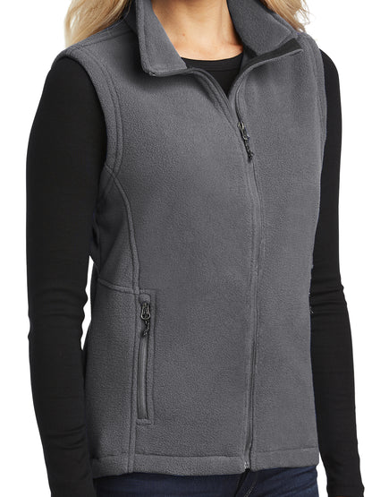 Ladies Fleece Vest - L219 - Iron Grey