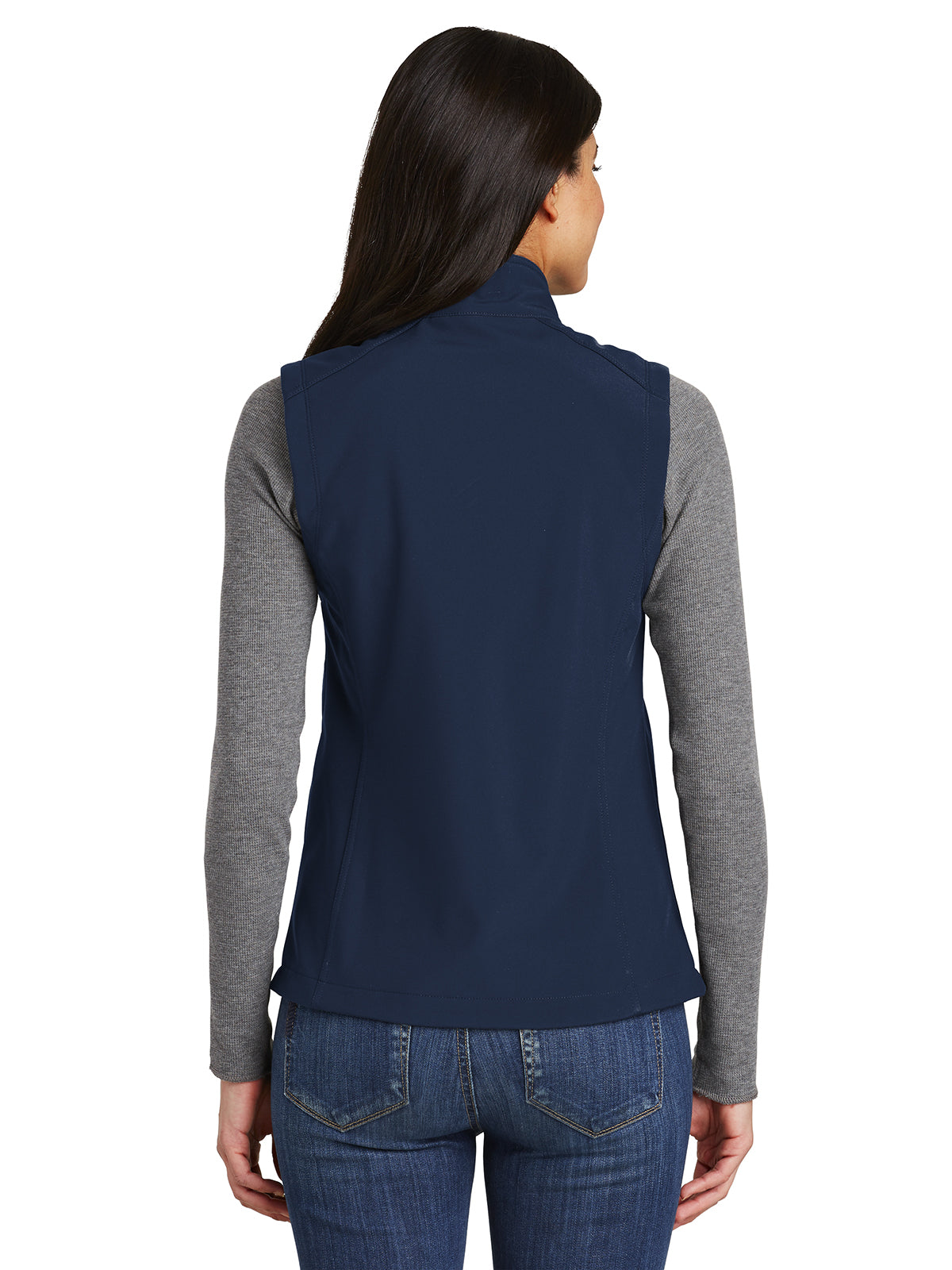 Women's Soft Shell Vest - L325 - Dress Blue Navy