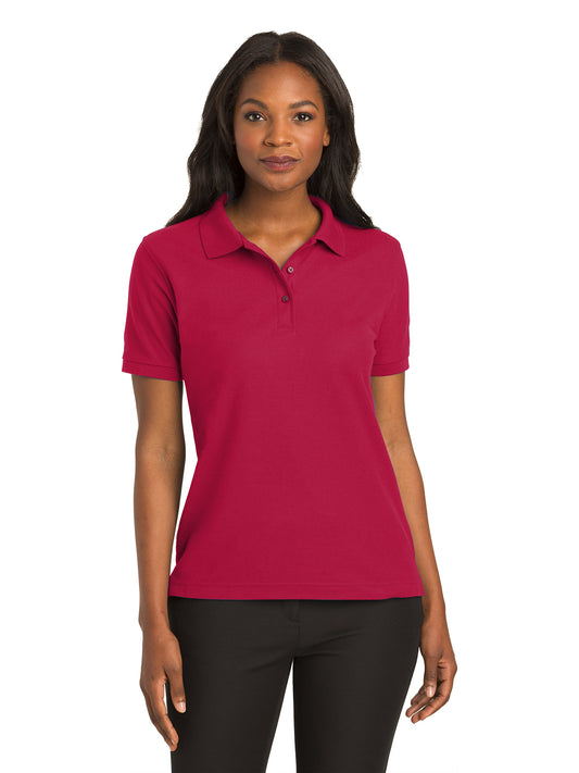 Silk Touch Polo Shirt - L500 - Red