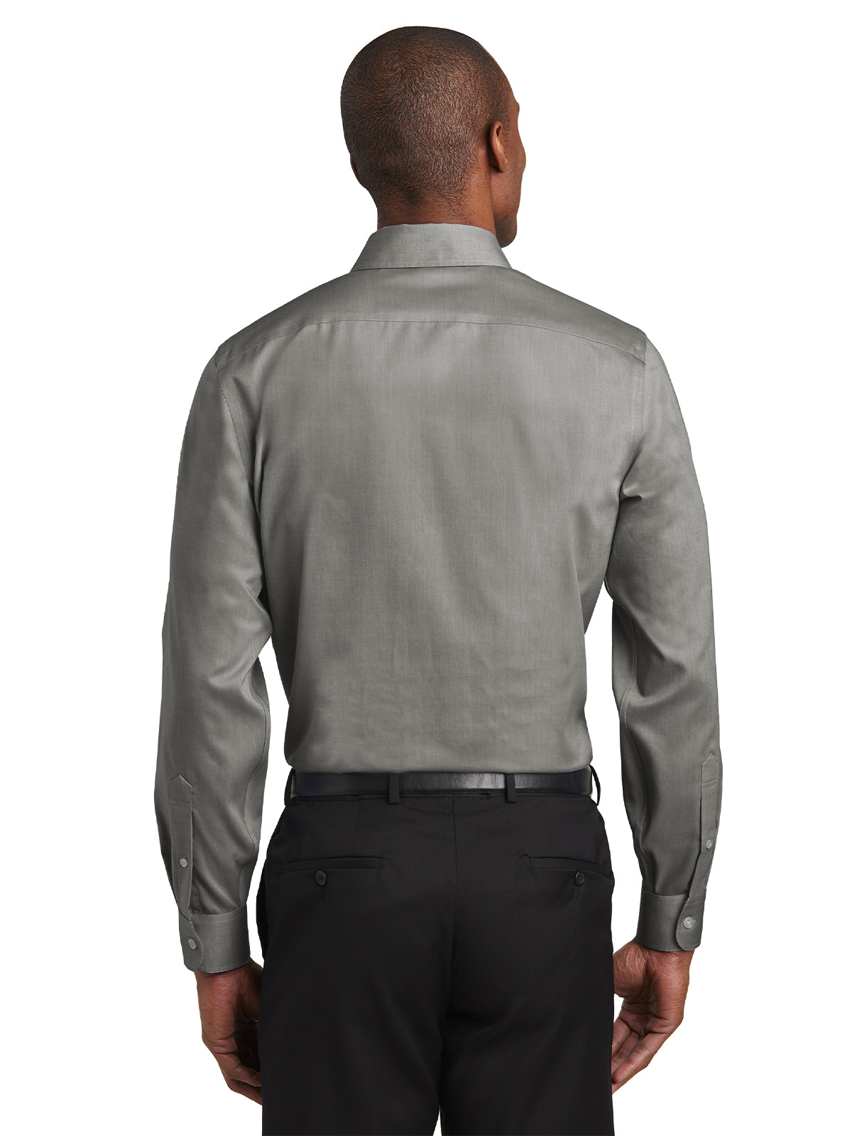 Slim Fit Pinpoint Oxford Non-Iron Shirt - RH620 - Charcoal