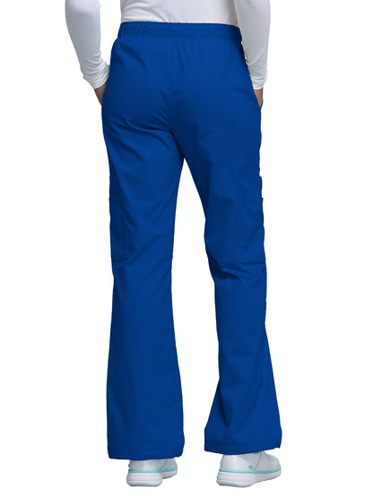 Mid Rise Pull-On Cargo Pant - 4005 - Galaxy Blue