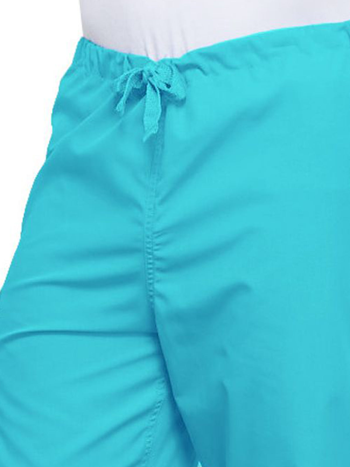 Unisex 2-Pocket Drawstring Cargo Pant - 4100 - Turquoise