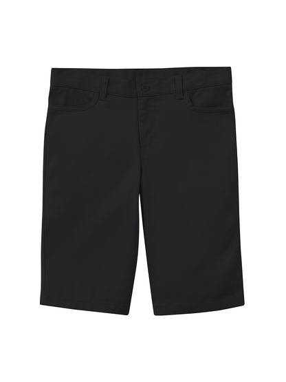 Girls' Plus Stretch Matchstick Shorts - 52223A - Black