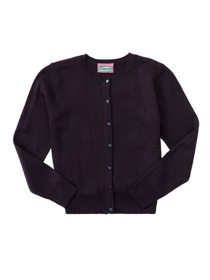 Girls' Cardigan Sweater - 56422 - Dark Navy