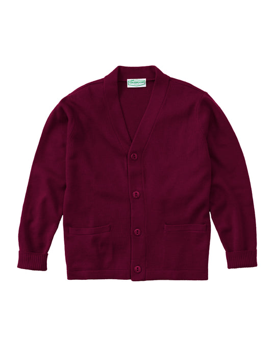 Adult Unisex Cardigan Sweater - 56434 - Burgundy