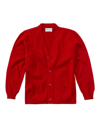 Adult Unisex Cardigan Sweater - 56434 - Red