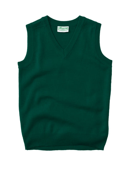Adult Unisex V-Neck Sweater Vest - 56914 - Hunter