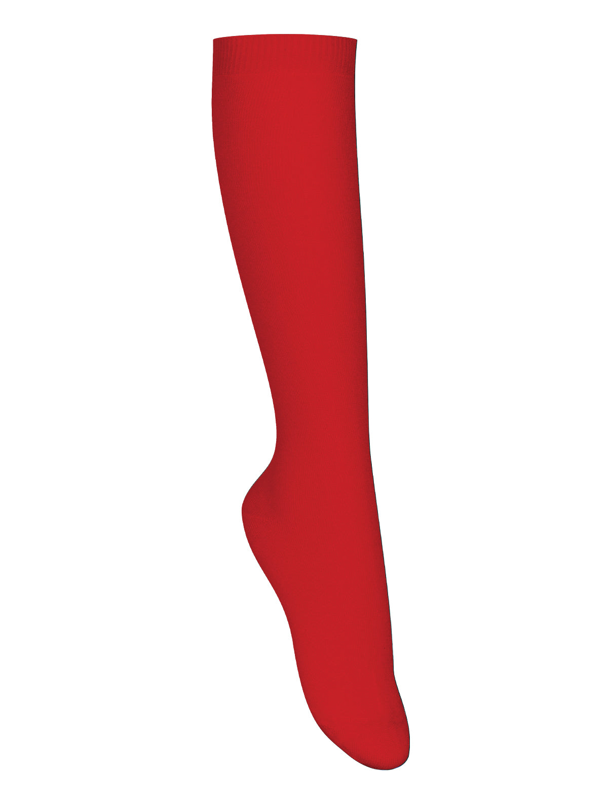 Girls/Junior Girls' Opaque Knee Hi Socks 3 PK - 5HF101 - Red